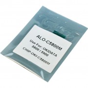 Чип для картриджа OKI C5850 MAGENTA 6K APEX (CHIP-OKI-5850-M)