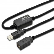 Дата кабель USB2.0 AM/AF DIGITUS (DA-73100-1)