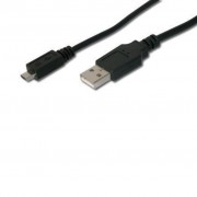 Дата кабель USB 2.0 AM to Micro 5P 1.0m EDNET (84129*)